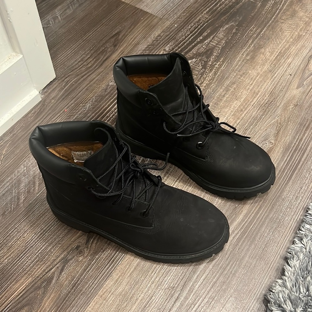 Black Timberland Boots